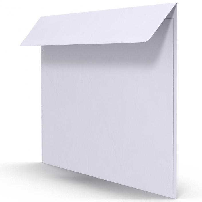 White Envelope 3D model