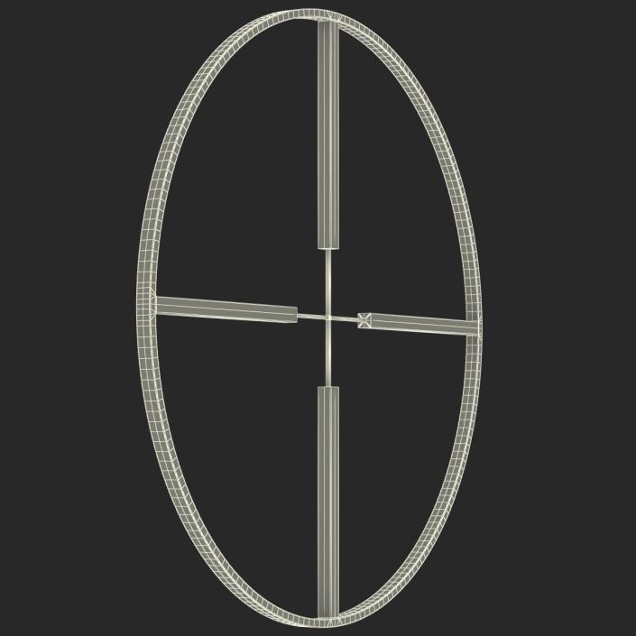 3D model Sniper Target Symbol