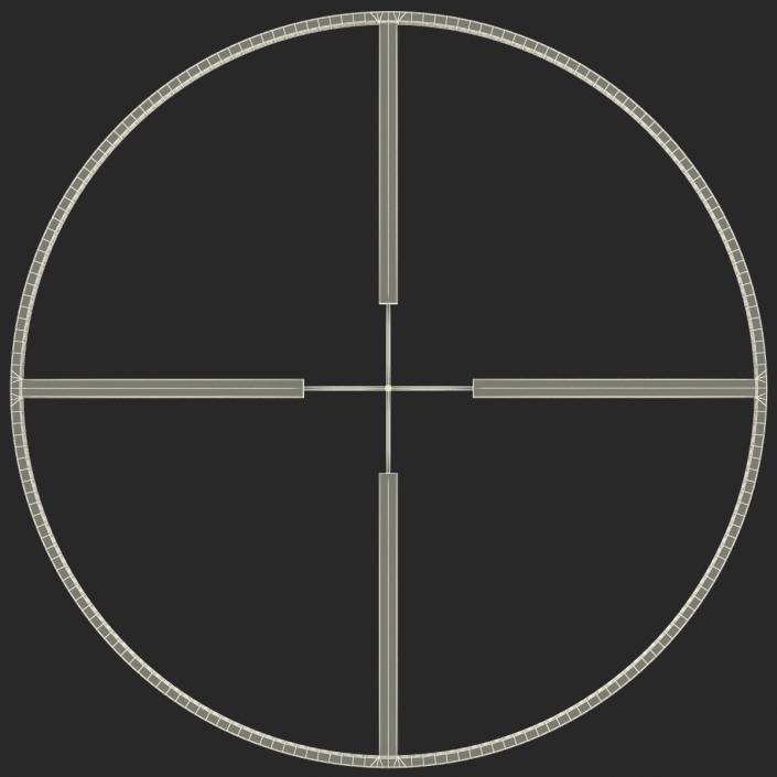 3D model Sniper Target Symbol