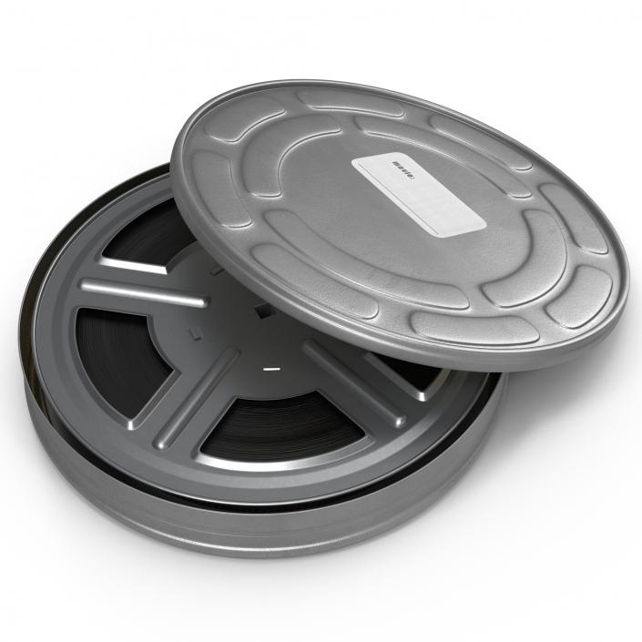 3D Video Film Reel in Case model