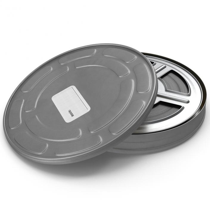 3D Video Film Reel in Case model