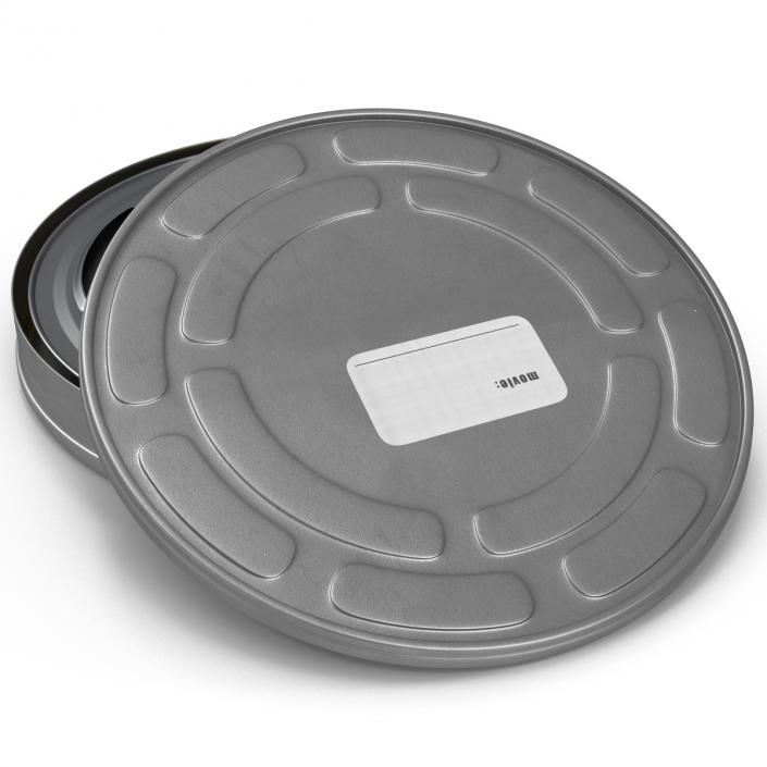 3D Video Film Reel in Case model