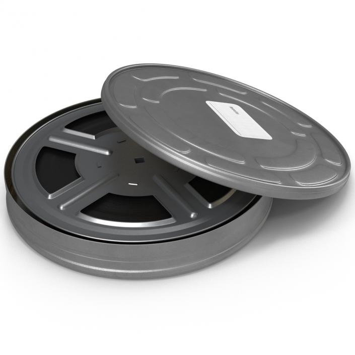 3D Video Film Reel in Case model