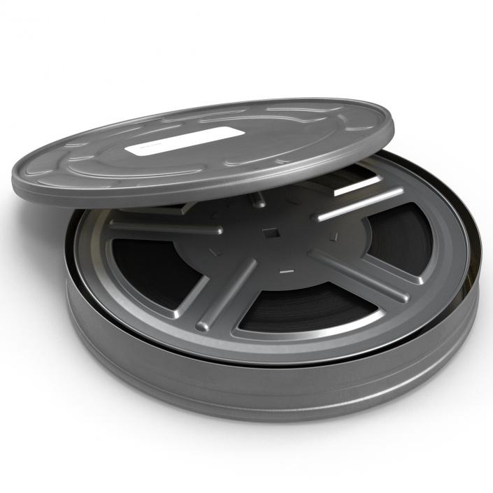 3D Video Film Reel in Case model