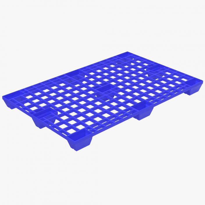 3D Plastic Pallet 2 Blue