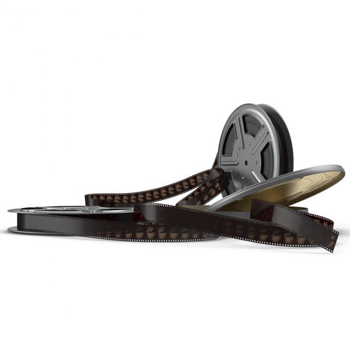 3D Video Film Reel 3D Models Set 2