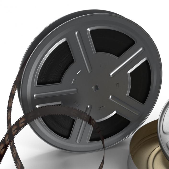 3D Video Film Reel 3D Models Set 2