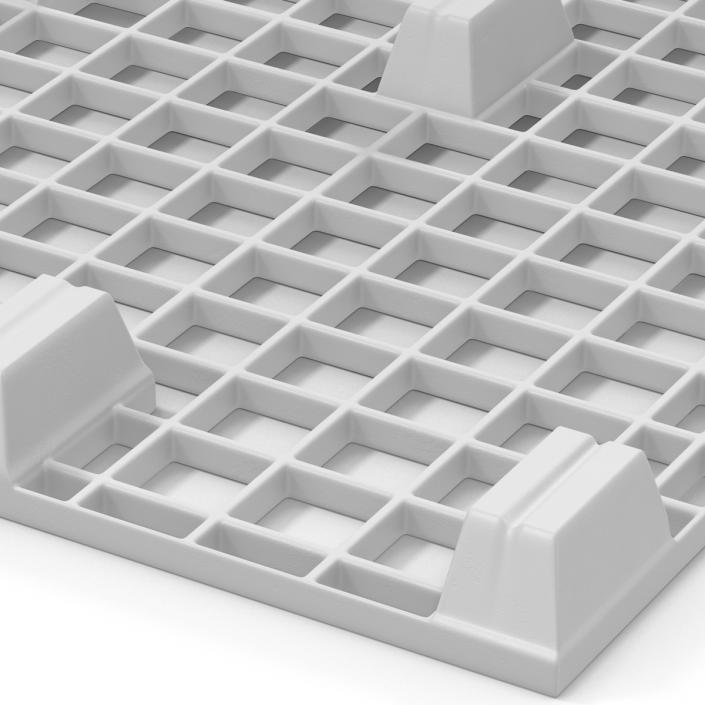 Plastic Pallet 2 White 3D