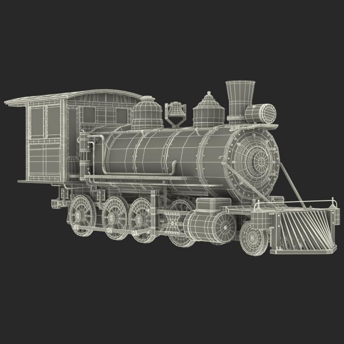 Steam Train Locomotive 2 3D model