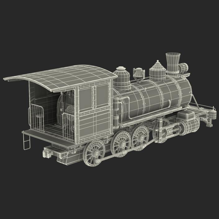 Steam Train Locomotive 2 3D model