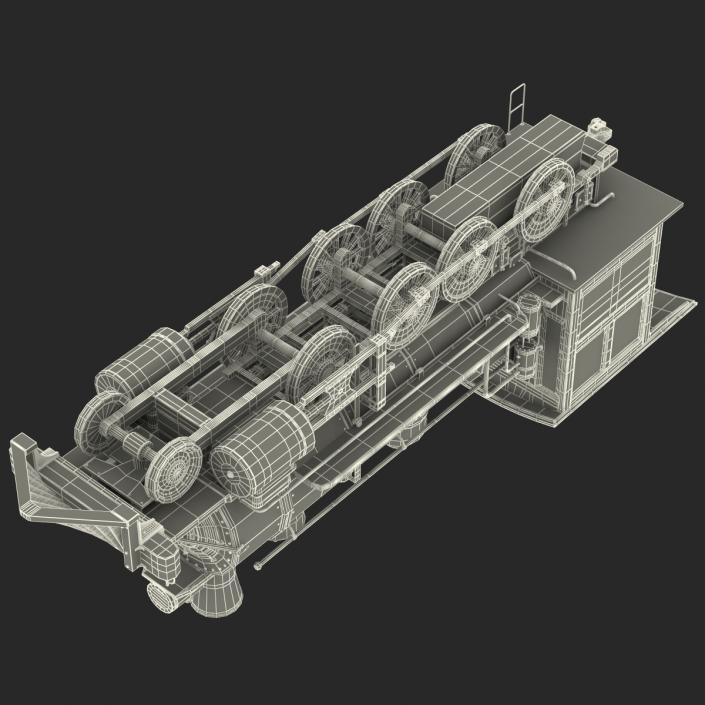 Steam Train Locomotive 2 3D model