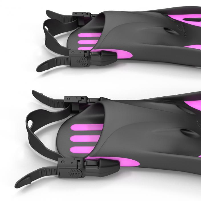 3D model Oceanic Viper Fins Violet