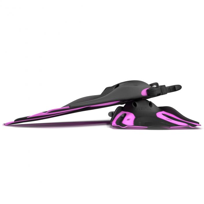 3D model Oceanic Viper Fins Violet