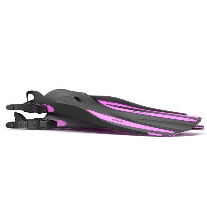 3D model Oceanic Viper Fins Violet