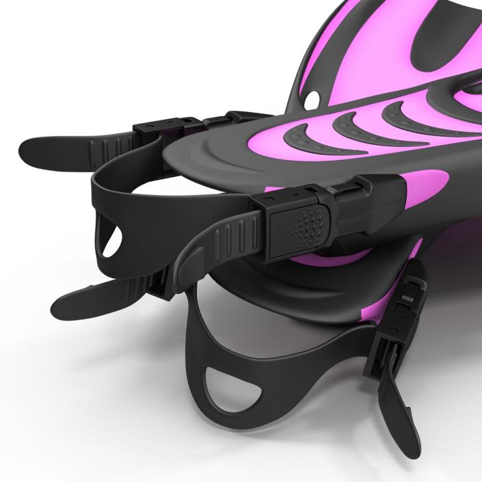 3D model Oceanic Viper Fins Violet