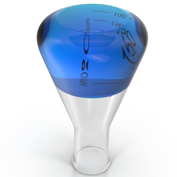 3D 250 ml Erlenmeyer Flask model