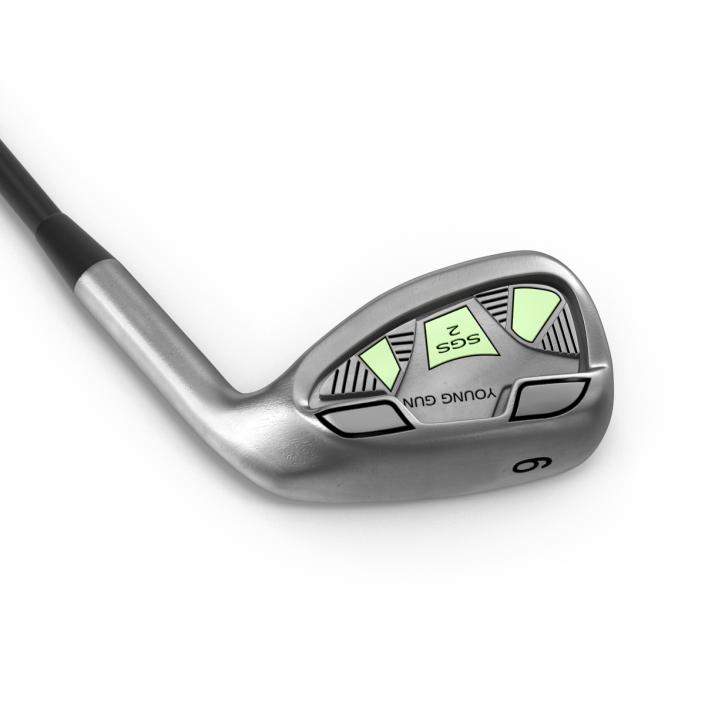 3D 9 Iron Golf Club