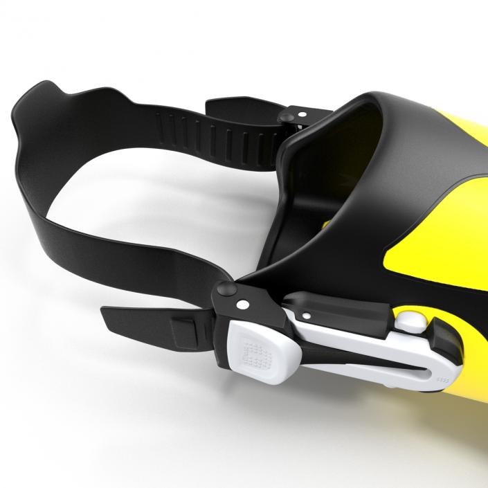 3D Swim Fins 3 Yellow model