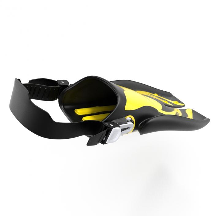 3D Swim Fins 3 Yellow model