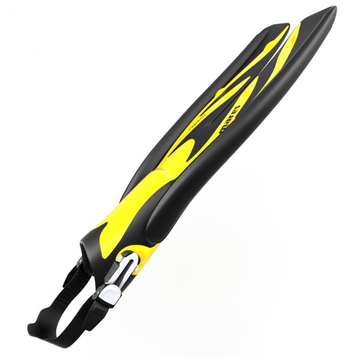 3D Swim Fins 3 Yellow model