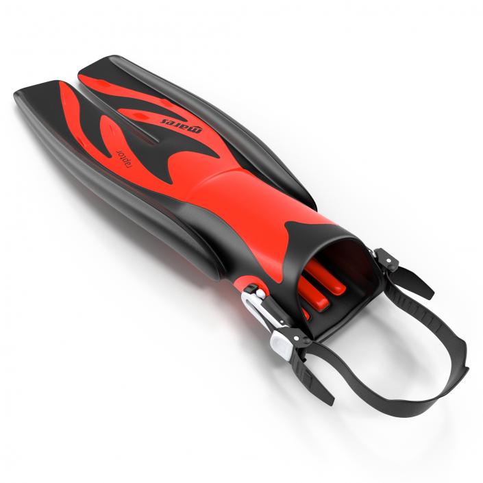 3D model Swim Fins 3 Red