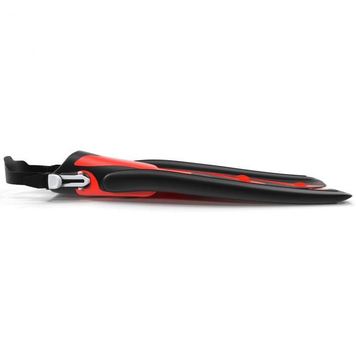 3D model Swim Fins 3 Red