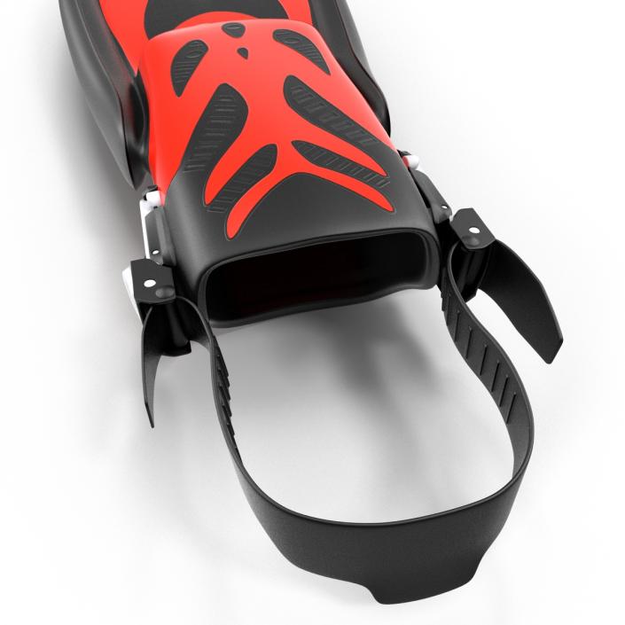 3D model Swim Fins 3 Red