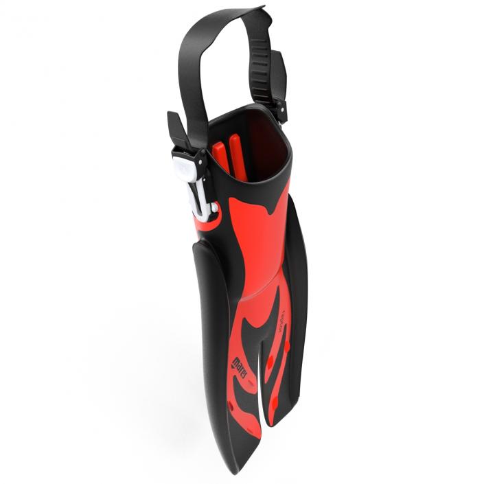 3D model Swim Fins 3 Red