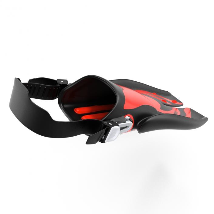 3D model Swim Fins 3 Red