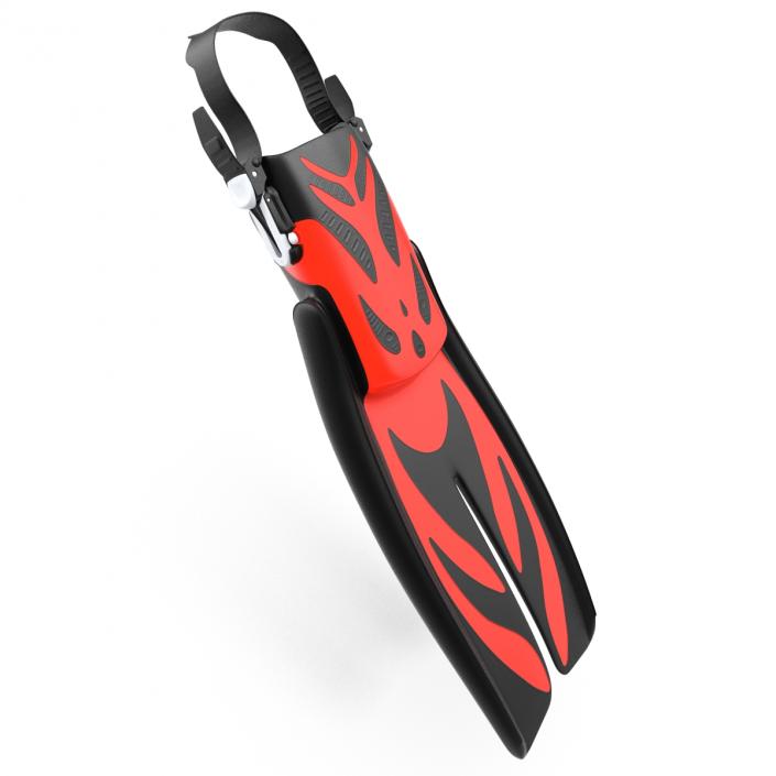 3D model Swim Fins 3 Red