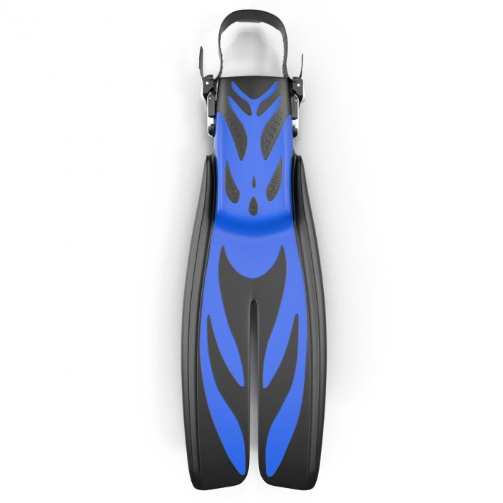 3D Swim Fins 3 Blue