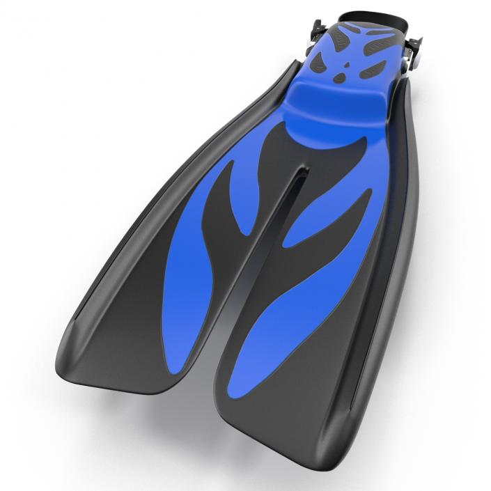 3D Swim Fins 3 Blue