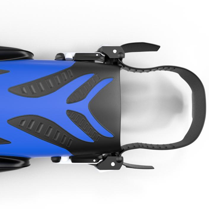 3D Swim Fins 3 Blue