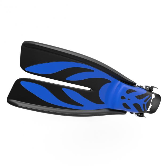 3D Swim Fins 3 Blue