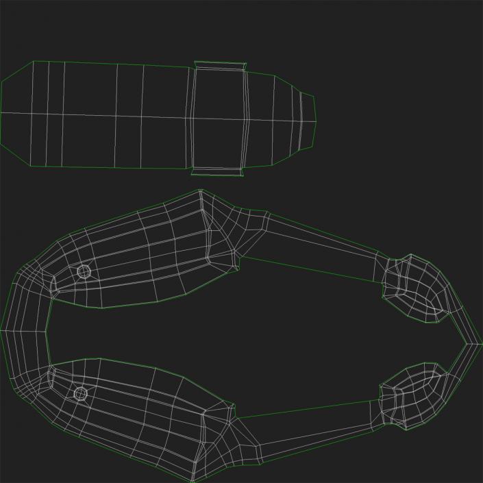 Swim Fins 3 Generic 3D model