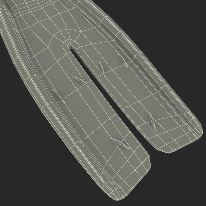 Swim Fins 3 Generic 3D model