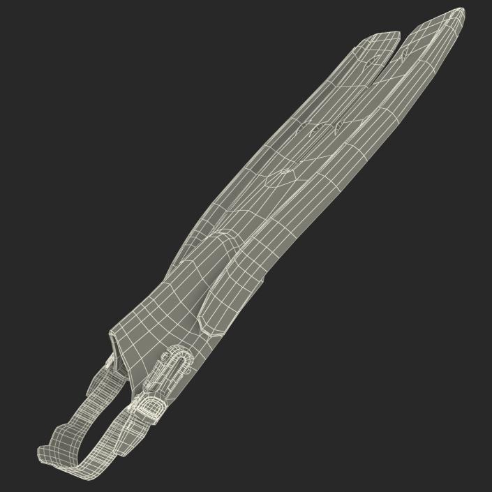 Swim Fins 3 Generic 3D model