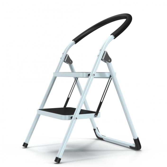 3D model Step Ladder 3 Rigged