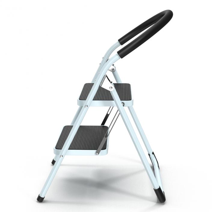 3D model Step Ladder 3 Rigged