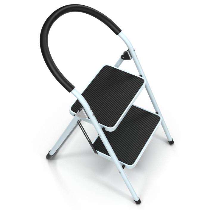 3D model Step Ladder 3 Rigged