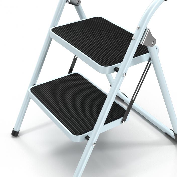 3D model Step Ladder 3 Rigged