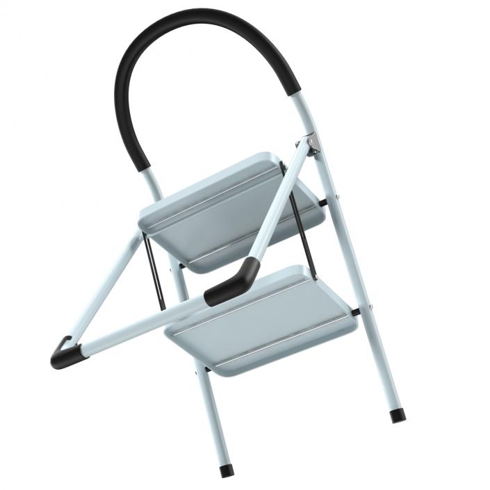 3D model Step Ladder 3 Rigged