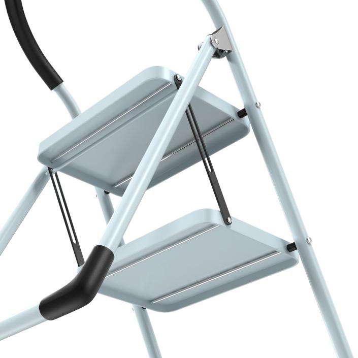 3D model Step Ladder 3 Rigged