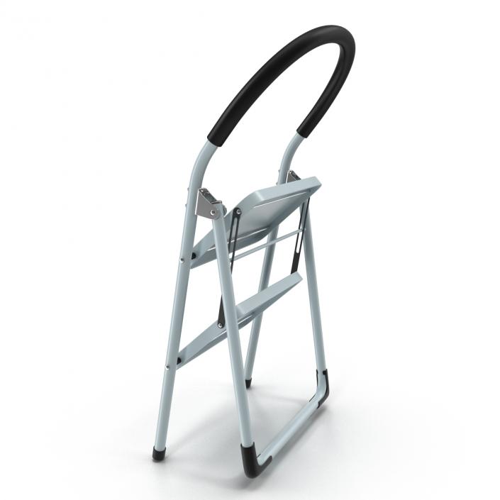 3D model Step Ladder 3 Rigged