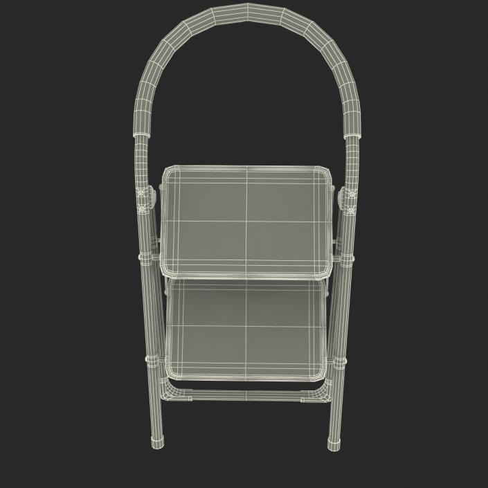 3D model Step Ladder 3 Rigged