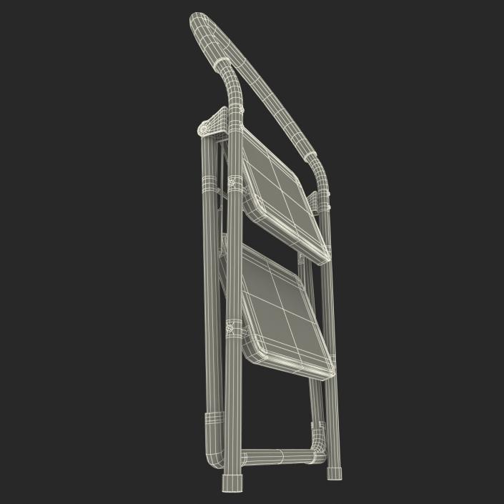 3D model Step Ladder 3 Rigged