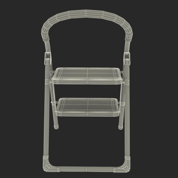 3D model Step Ladder 3 Rigged