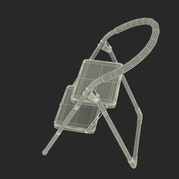 3D model Step Ladder 3 Rigged