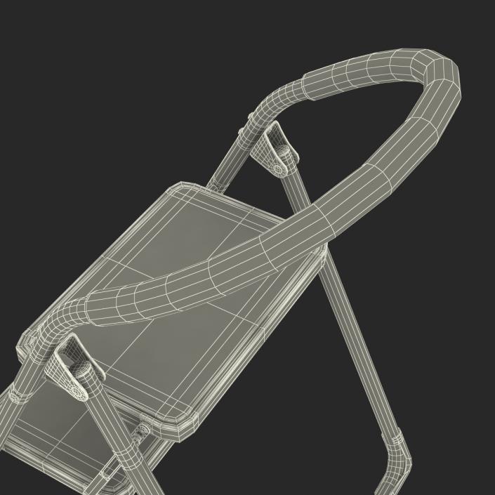 3D model Step Ladder 3 Rigged