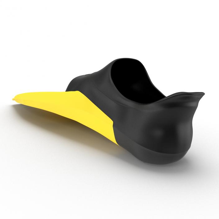 3D Swim Fins 2 Yellow model